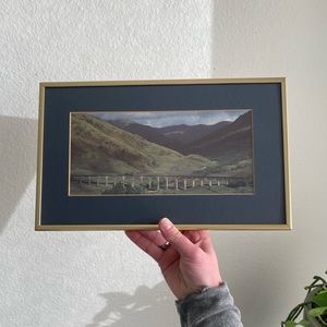 Glenfinnan Viaduct, Scotland The Jacobite Steam Train Vintage Framed Print
